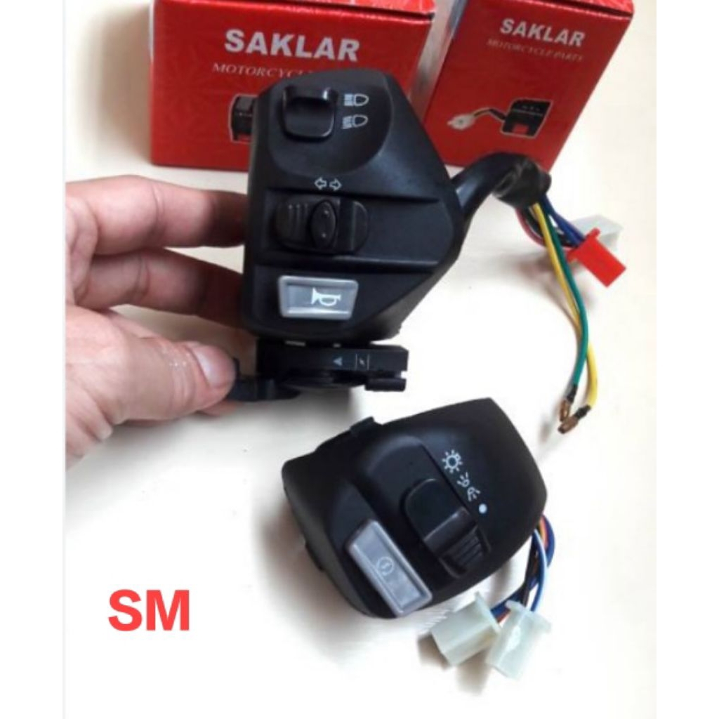 Saklar Lampu/Sean Kiri/Kanan 1 Set OSK Motor Yamaha Jupiter Z/Jupiter MX/Mio Soul/Mio Sporty