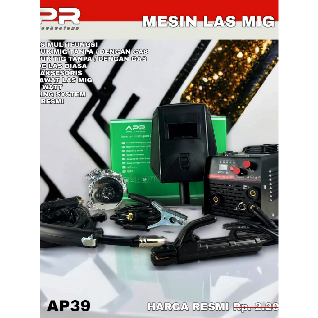 Mesin las MIG135 APR JAPAN super awet dan kuat Migi mig tig 135A