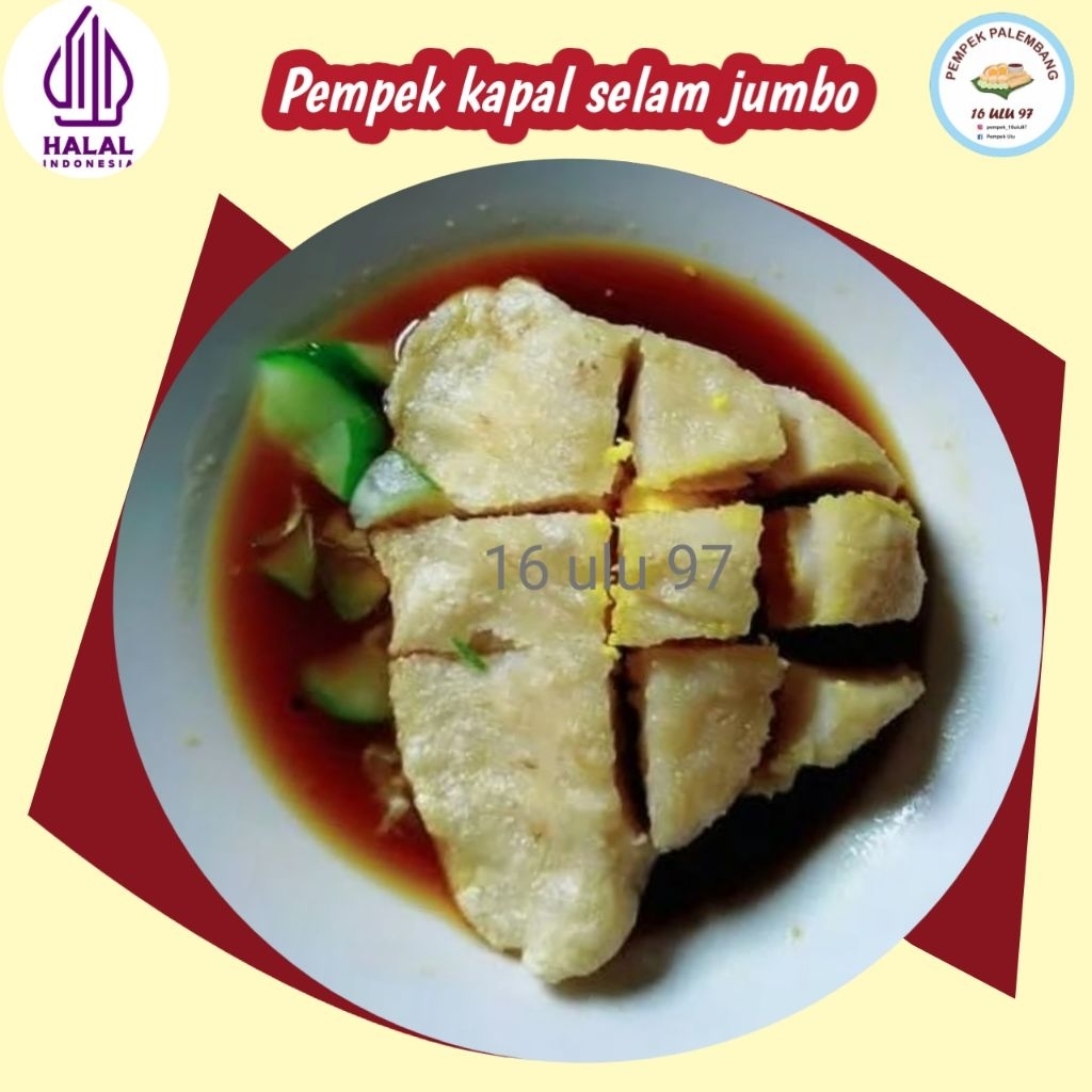 

pempek kapal selam jumbo