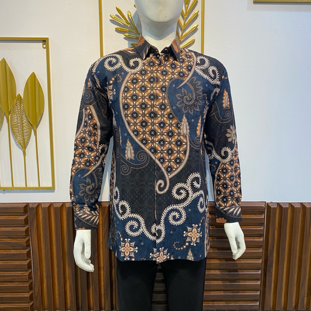 Batik Dwi Maharani Lengan Panjang|Batik Pria Furing|Batik Pria Premium