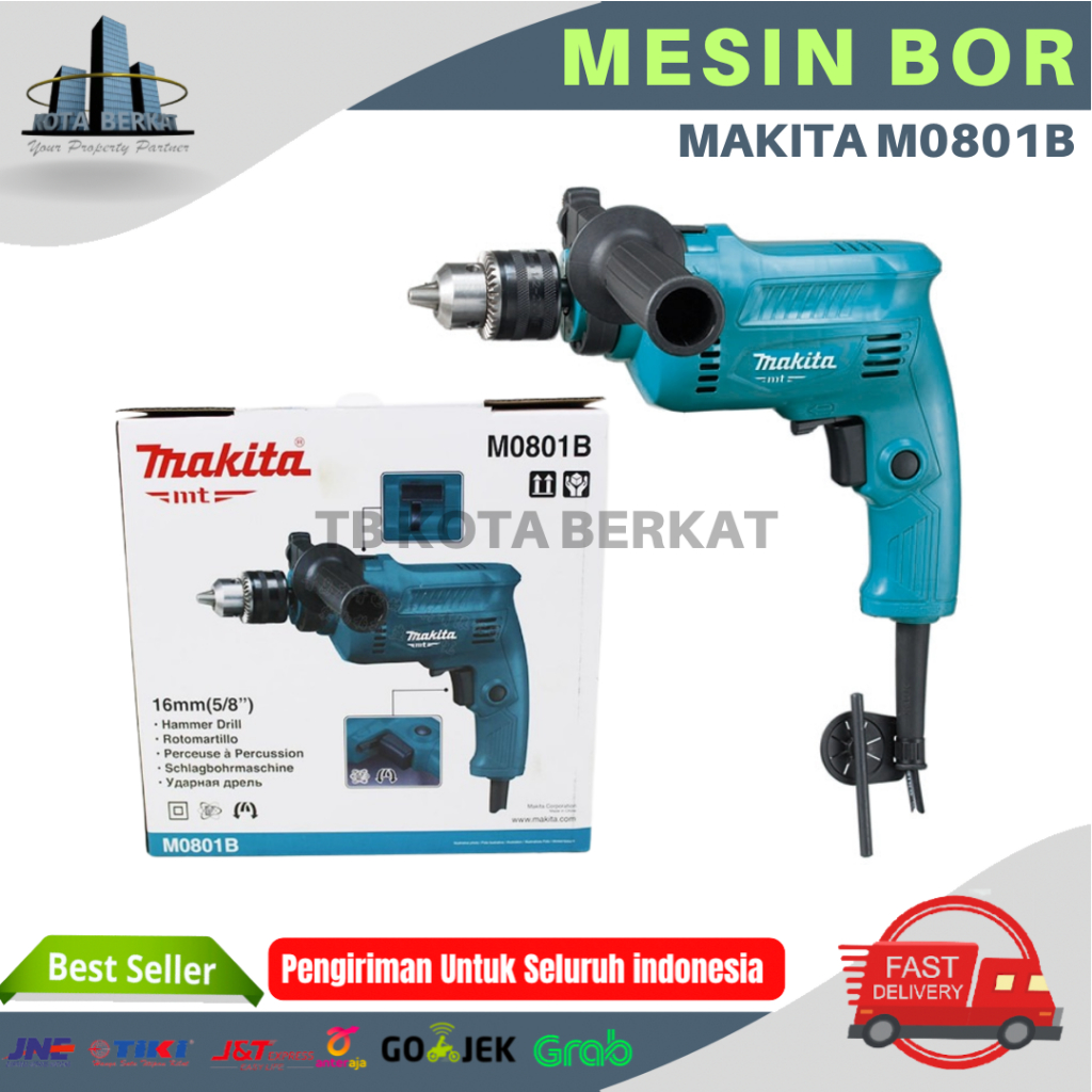 MESIN BOR LISTRIK MAKITA M0801B / DRILL IMPACT