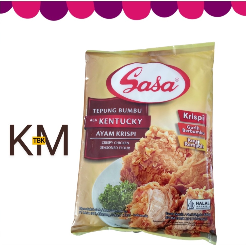 

Sasa Tepung Bumbu Ayam Kentucky Crispy 850 gr