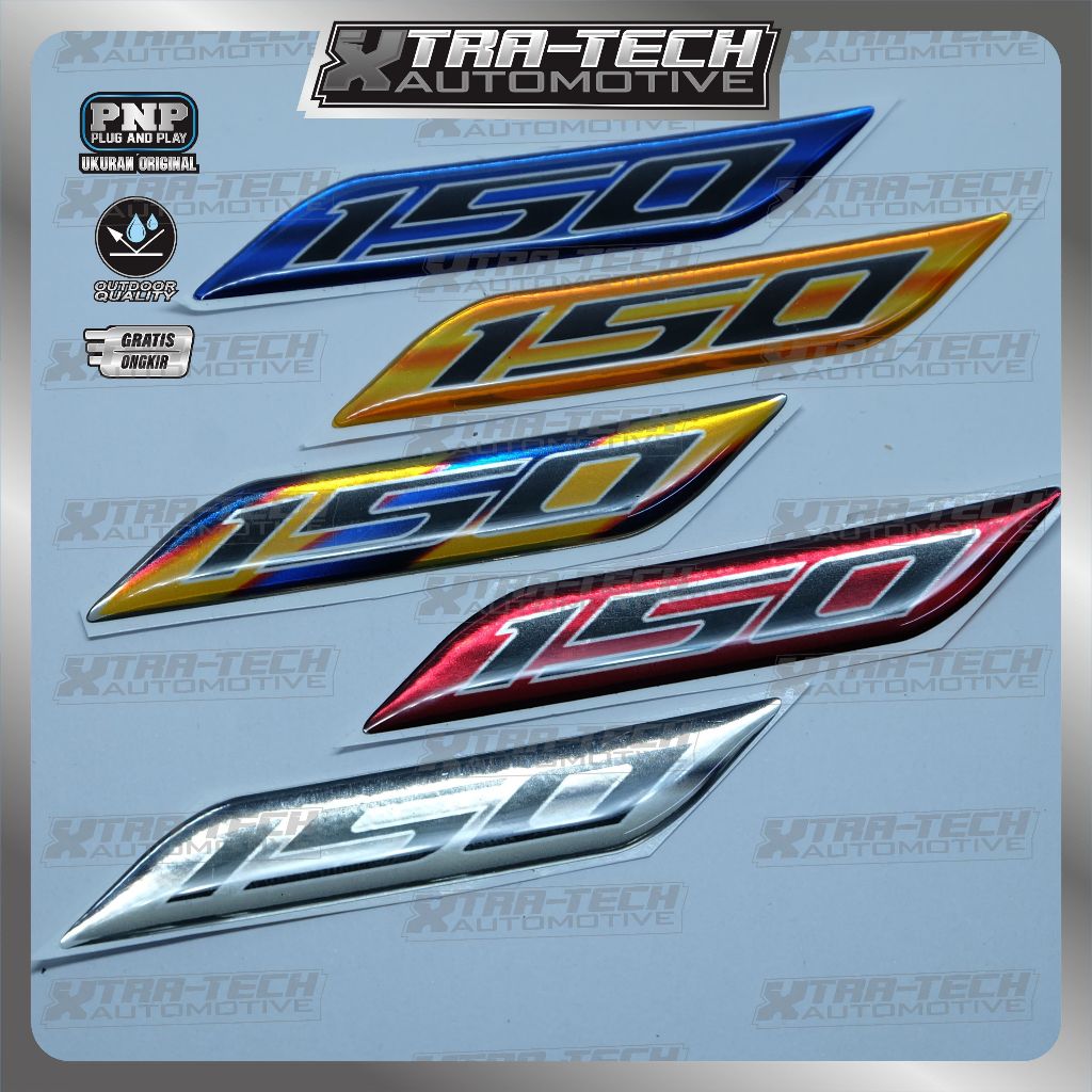 Emblem timbul 150 vario / emblem 150 honda