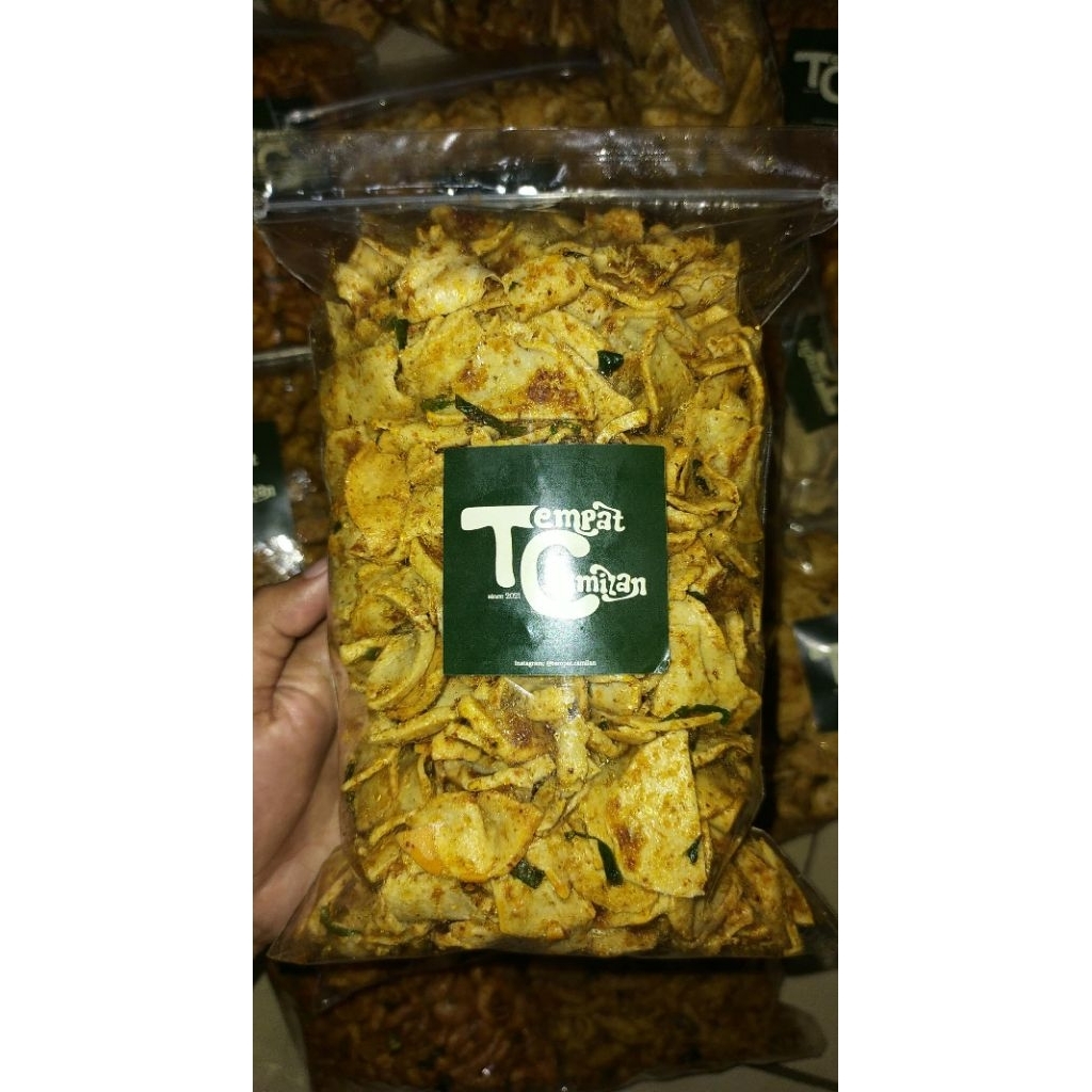 

Basreng Pedas Daun Jeruk Size XtraLarge 500gram