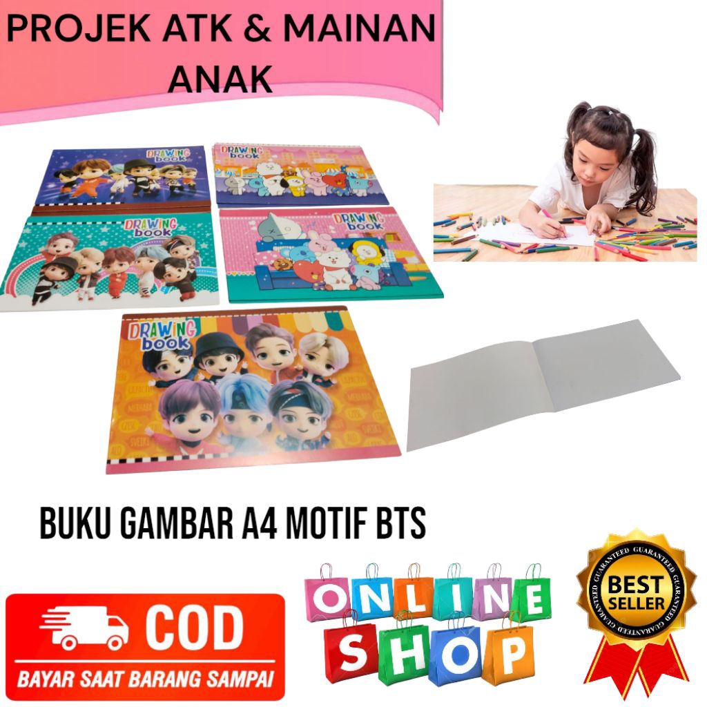 

Buku Gambar A4 Motif Bts Kualitas Tebal Dan Lembut