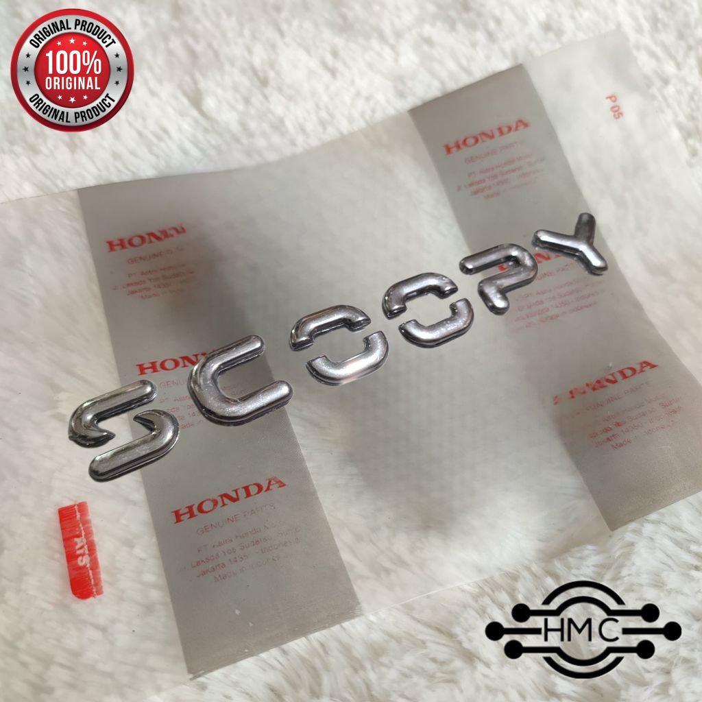 EMBLEM  stiker body honda scoopy baru 2025 original