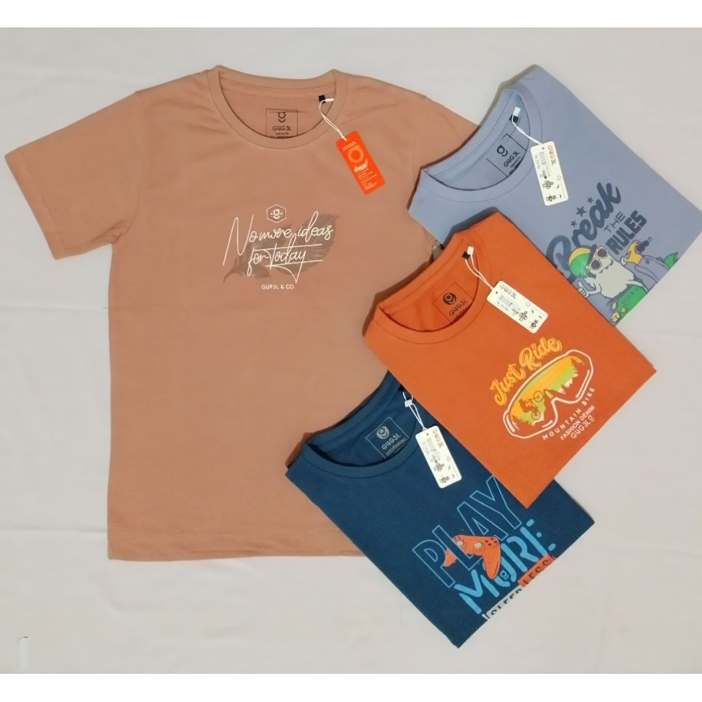 kaos GUGEL KIDS premium bahan spaandek combed usia 11-13 thn