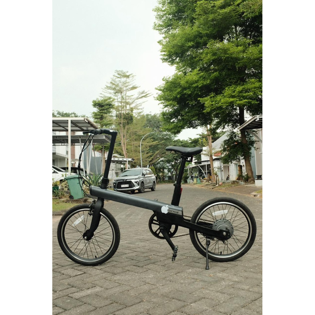 Xiaomi QiCycle EC1 Sepeda Elektrik Smart Bicycle 20 Inches - Black ( 2 Sepeda )