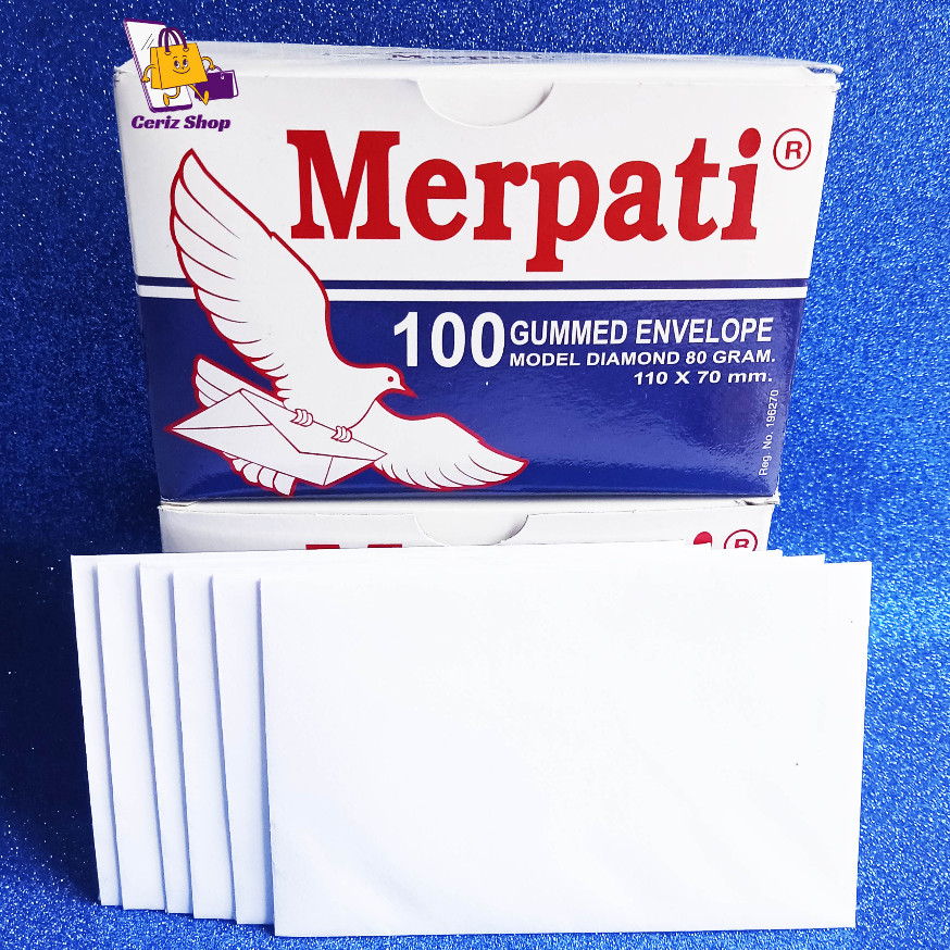 

Amplop MERPATI Polos Putih - 80gsm / Amplop Uang Kecil [Satuan]