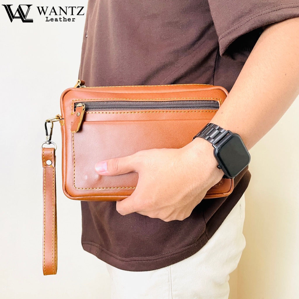 HANDBAG Kulit Asli PREMIUM QUALITY HANDBAG PRIA WANITA Kulit Asli Garut - WANTZ LEATHER