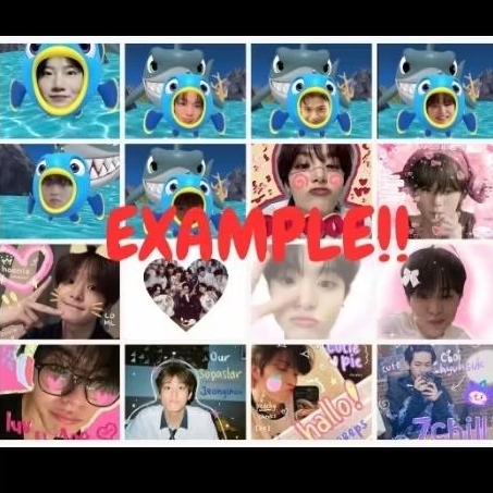 

[40 pcs] sticker kpop ikan ukuran 3x3 for Freebies Laptop Journal Case