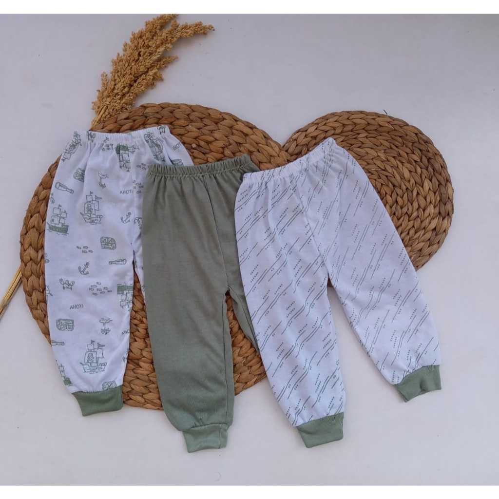12 Pcs Celana panjang bayi ( 1 Lusin ) Murah Lusinan