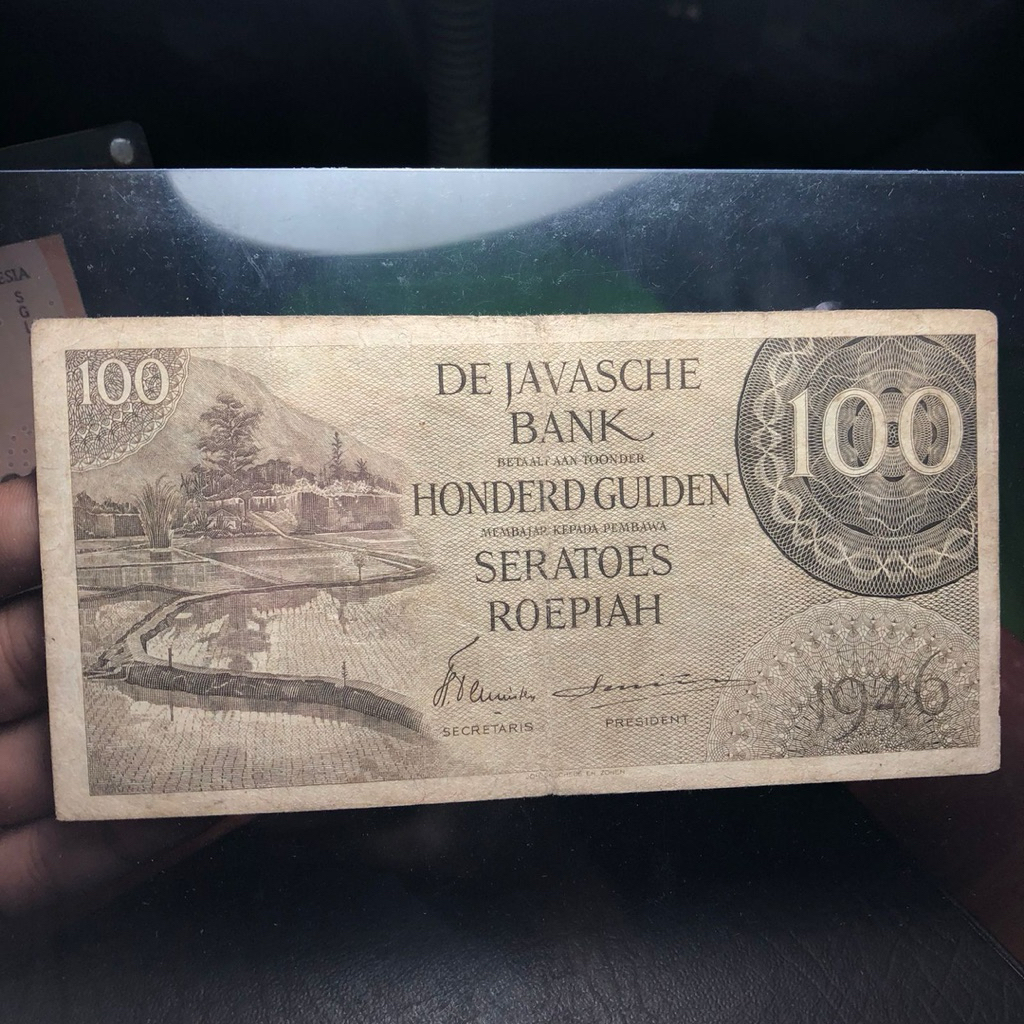Uang Kuno Seri Federal 1946 Asli Rp. 100