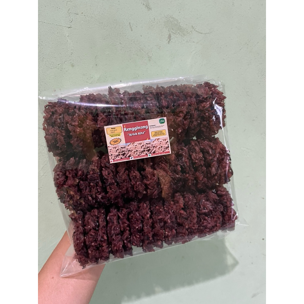 

Rengginang Ketan Hitam “ Kriuk Kita” Varian Mini isi 46 pcs