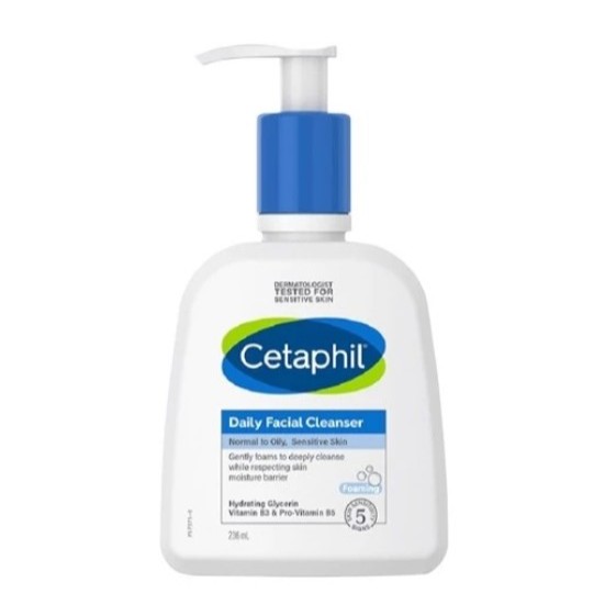 CETAPHIL DAILY FACIAL CLEANSER 236ML / PEMBERSIH WAJAH / SABUN / FACIAL WASH Face