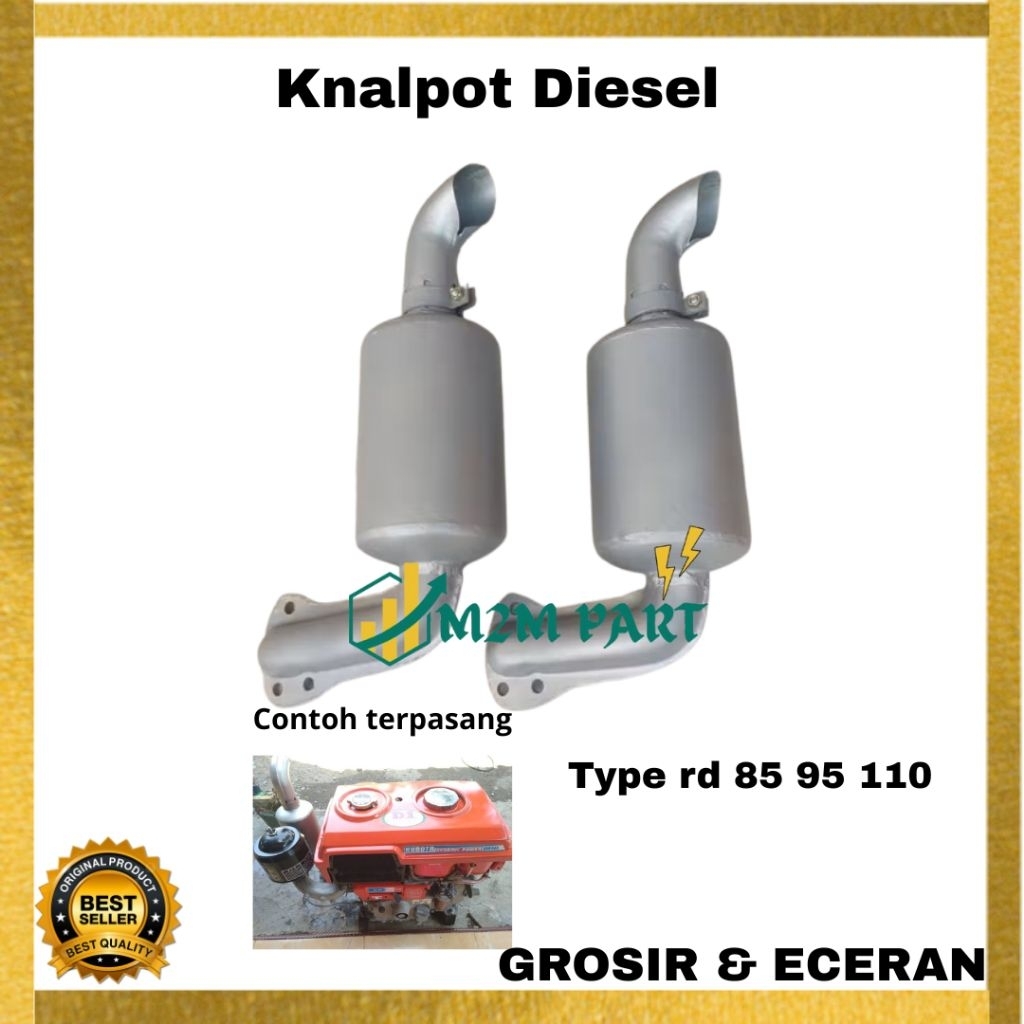 Knalpot kubota RD 85 RD 85 ,Knalpot Diesel Kubota RD 75 85 110 Tebal