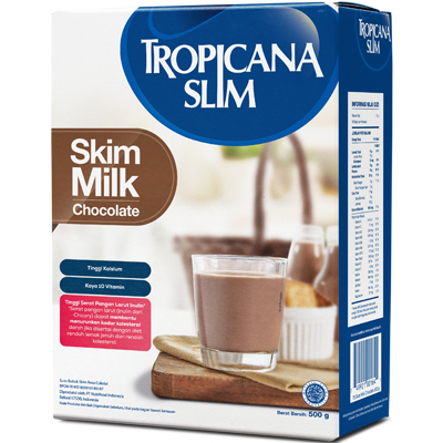 

Tropicana slim skim milk coklat 500gr