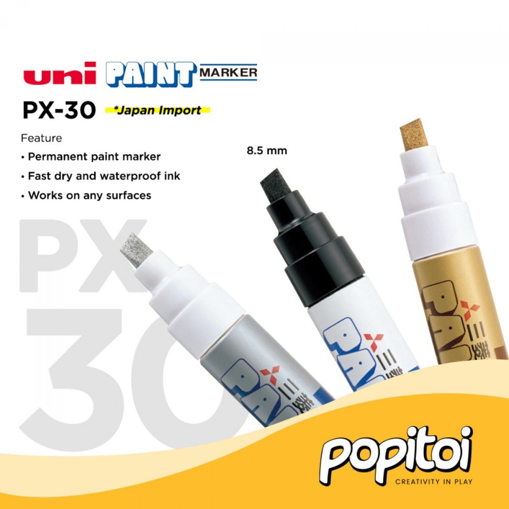 

UNI Mitsubishi Paint Marker PX3 PX3 Permanen Spidol Cat Oil Based KODE S3E2