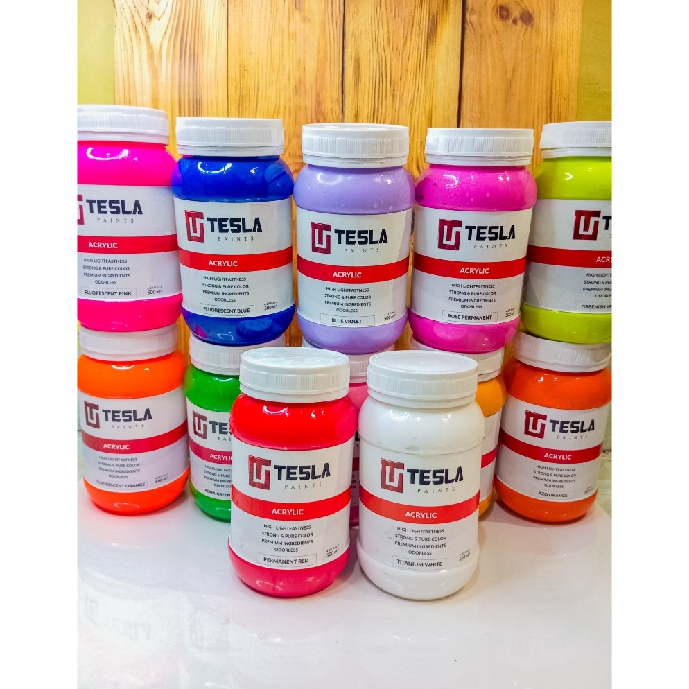 

Cat Acrylic Tesla Paints 5ml 55 Warna ready Cat Akrilik Tesla Paint KODE X9A7