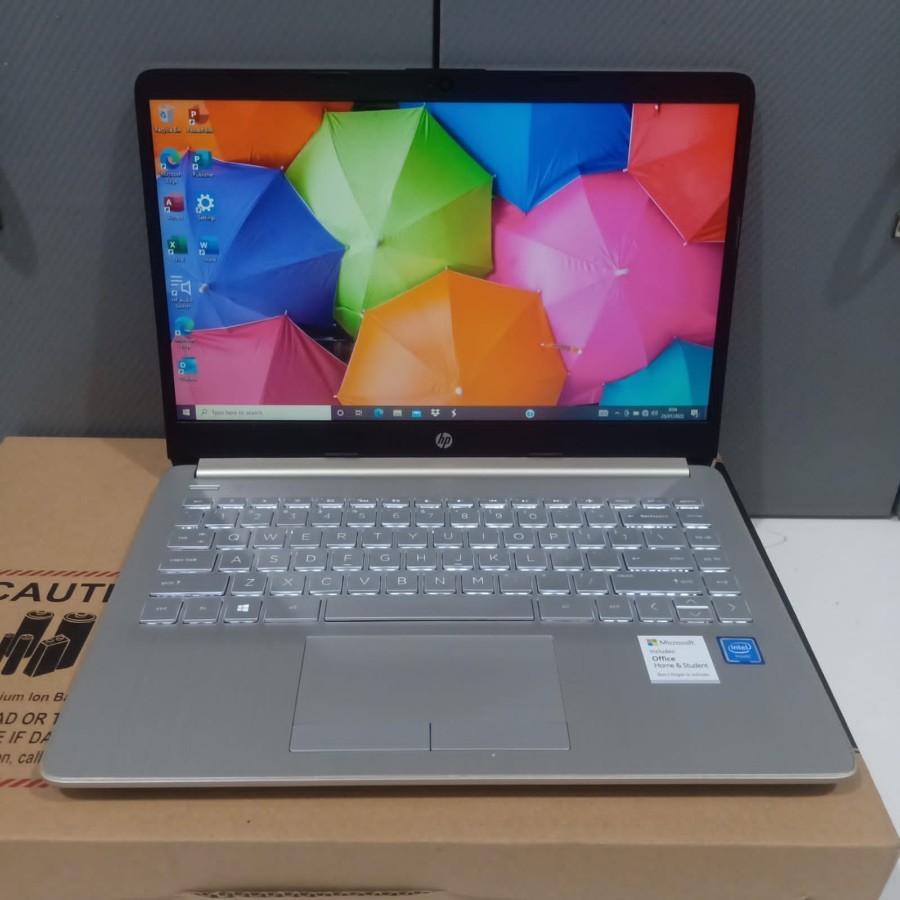 LAPTOP HP 14s-DQ2516TU || INTEL N4020, 4GB/256GB BACKLIGH MURAH