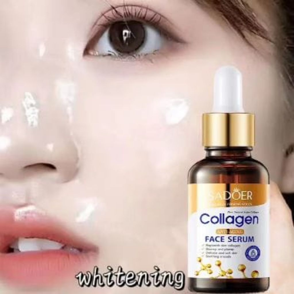 Collagen Essence Serum Penghilang flek hitam Pemutih permanen Mencerahkan Kulit Pelembab wajah Pemut