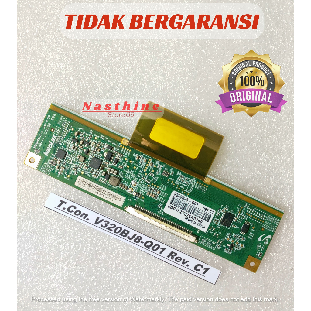 TV LED - PCB TCON TV - PCB T CON TV. V320BJ6-Q01 Rev. C1 NO GARANSI