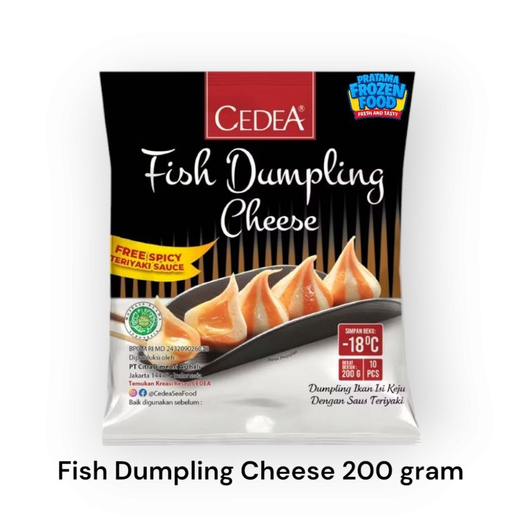 

CEDEA Fish Dumpling Cheese 200gram Frozen