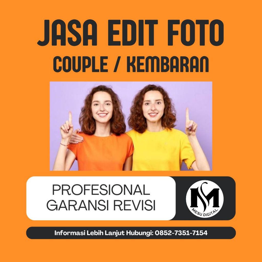 JASA EDIT FOTO COUPLE, KEMBAR