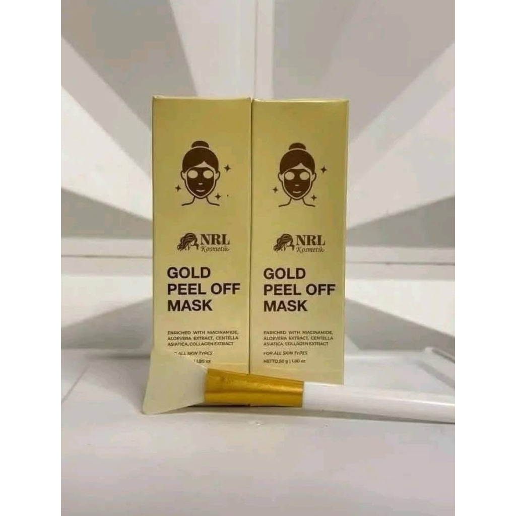 GOLD PEEL OF MASK NRL KOSMETIK BPOM ORIGINAL MASKER WAJAH