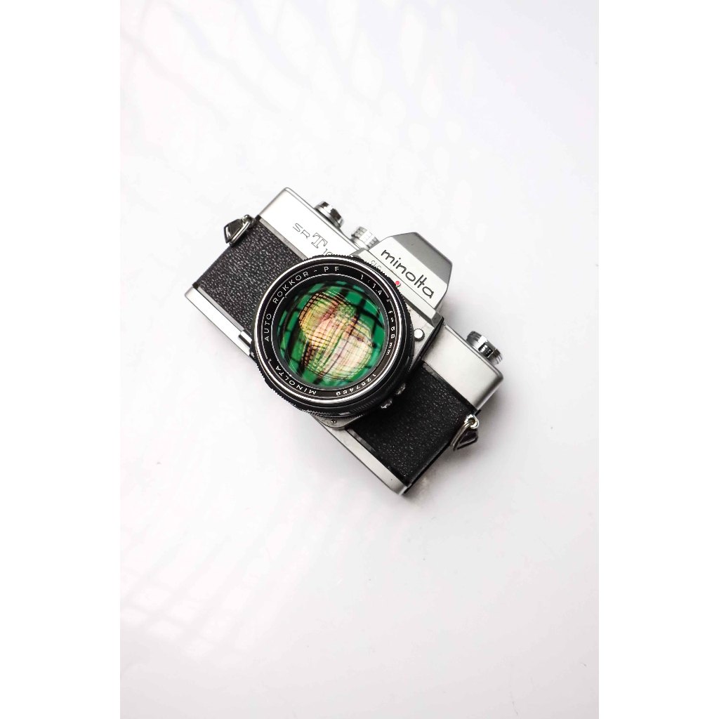 Kamera Analog Minolta SRT101 kit 58mm f1.4 Auto Rokkor Super Mulus Normal 