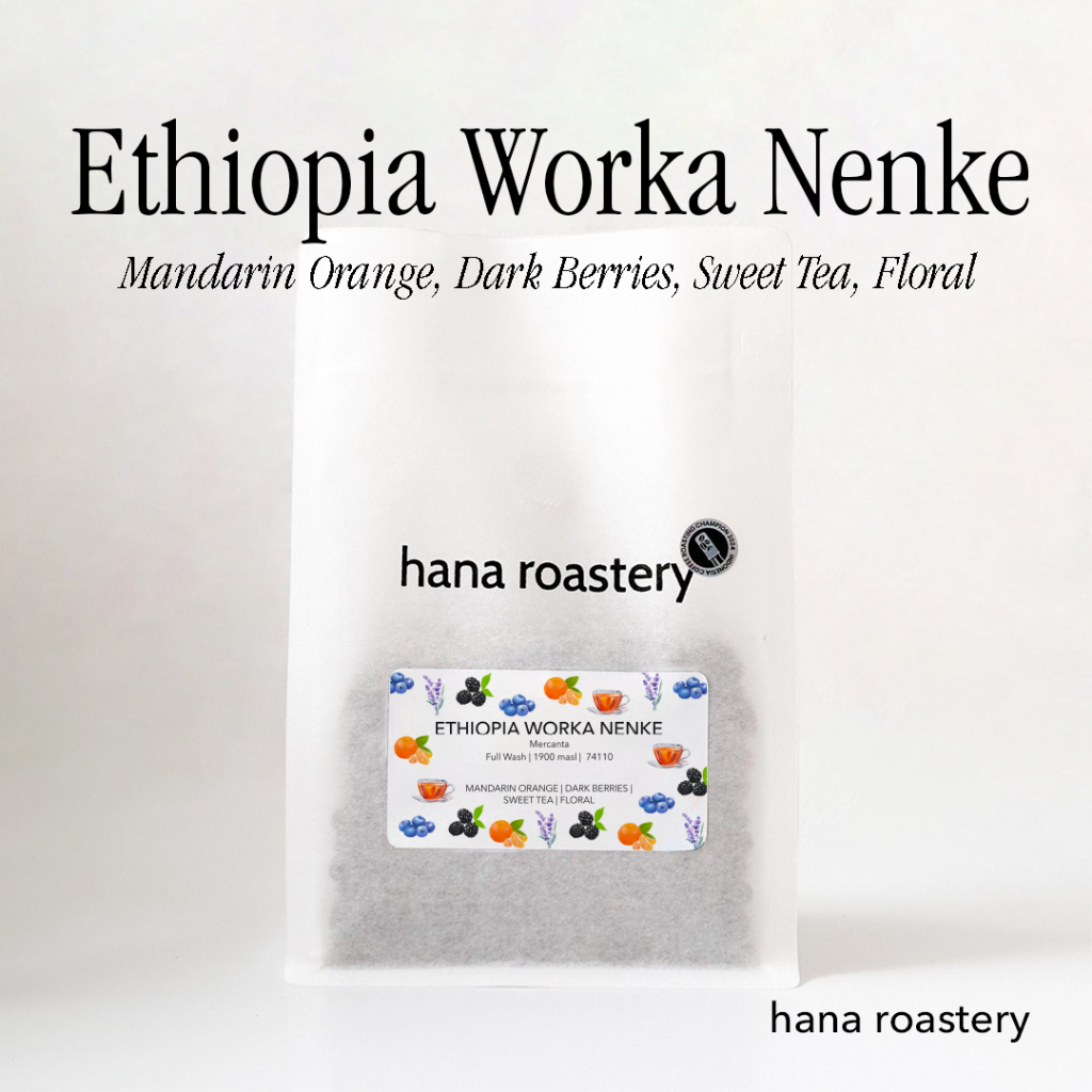

Ethiopia Worka Nenke Mandarin Orange - Full Wash - Hana Roastery - Filter Coffee