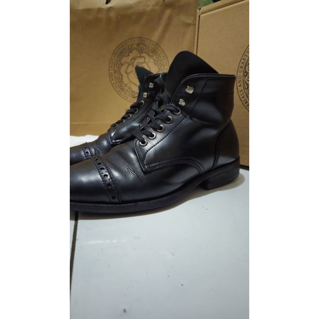 Sepatu Boots Txture Pacific Boots (Black Leather)