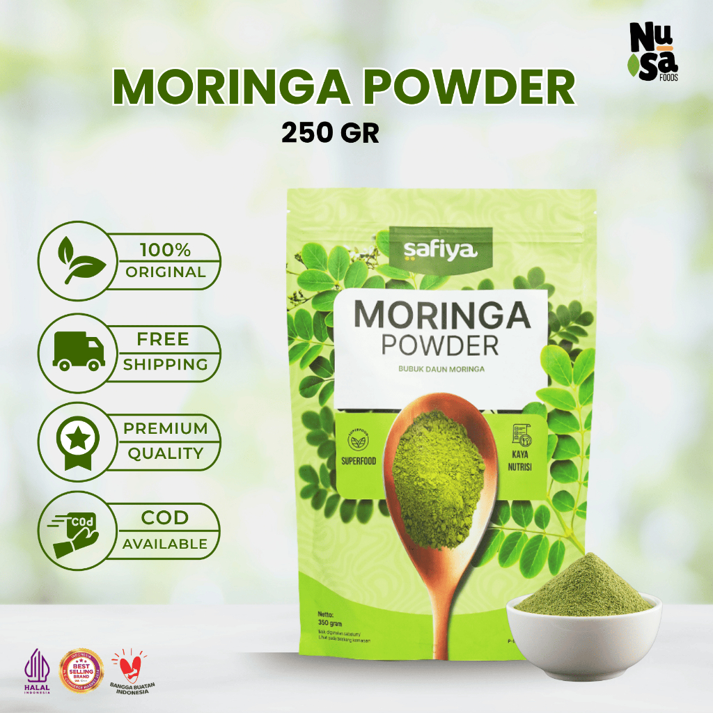 

Daun Kelor Safiya Bubuk 250 Gram Moringa Menurunkan Kadar Gula