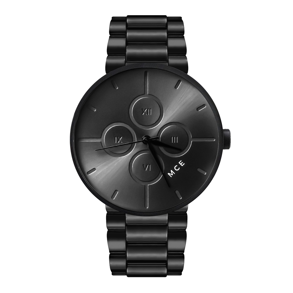 MCE Jam Tangan Pria Regal Series 2.0 Full Black (Stainless Steel)