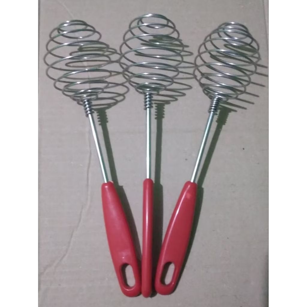 Kocokan Telur Per Gagang Plastik Ukuran Besar / Wishk Per Kocokan Telur manual Serbaguna Kocokan Ado