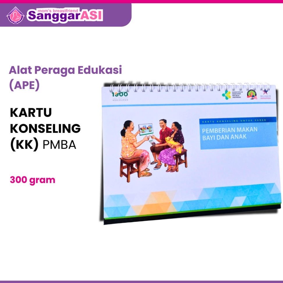KODE R35D Sanggar ASI KARTU KONSELING PMBA PEMBERIAN MAKAN BAYI DAN ANAK DAN BOOKLET PMBA