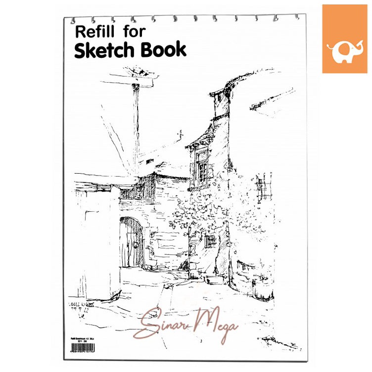 

KODE G89P Lyra Refill Sketch Book Binder A3 3 Lembar Isi Ulang Buku Sketsa Murah Berkualitas