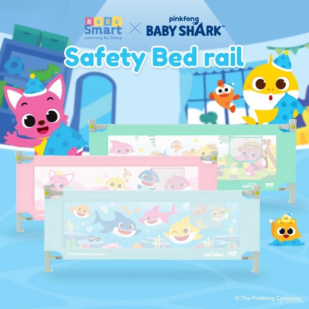 KODE P94Q Bebe Smart Safety Bed Rail Pembatas  Pengaman Ranjang Bayi  Baby Bed Rail