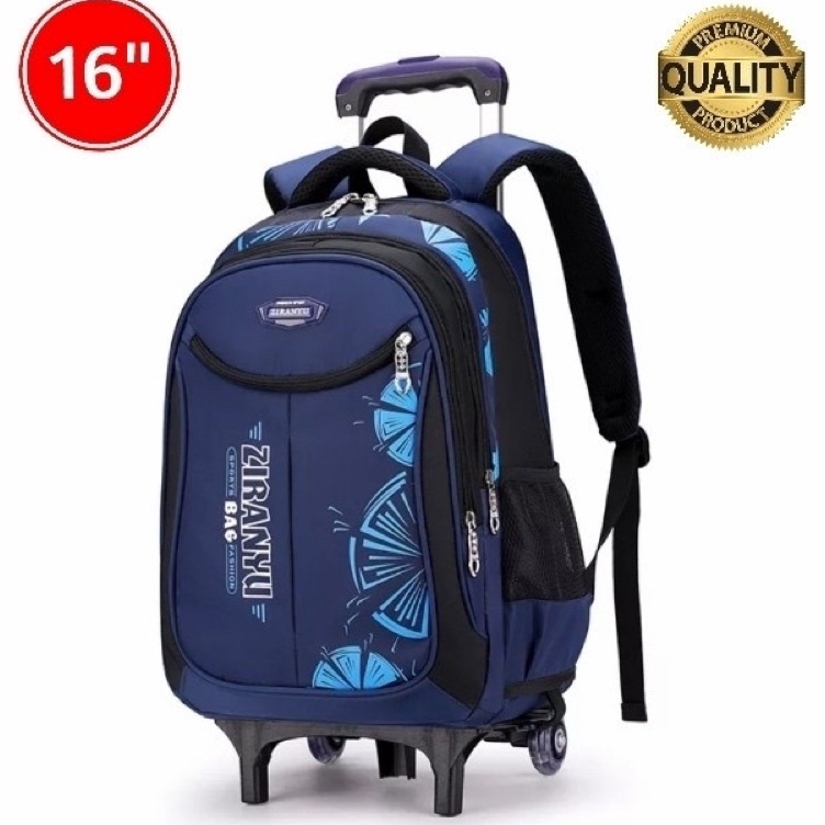 KODE P18C COD TAS TROLI RODA RANSEL ANAK TRAVEL TROLELLY SEKOLAH SERBAGUNA KADO TERBARU