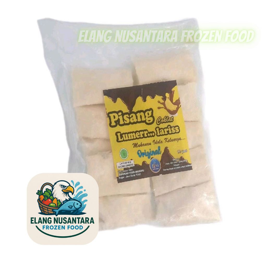 

Elang Nusantara Pisang Cokelat Lumer Laris Nakena All Variant 250gr Food Frozen Odeng Original