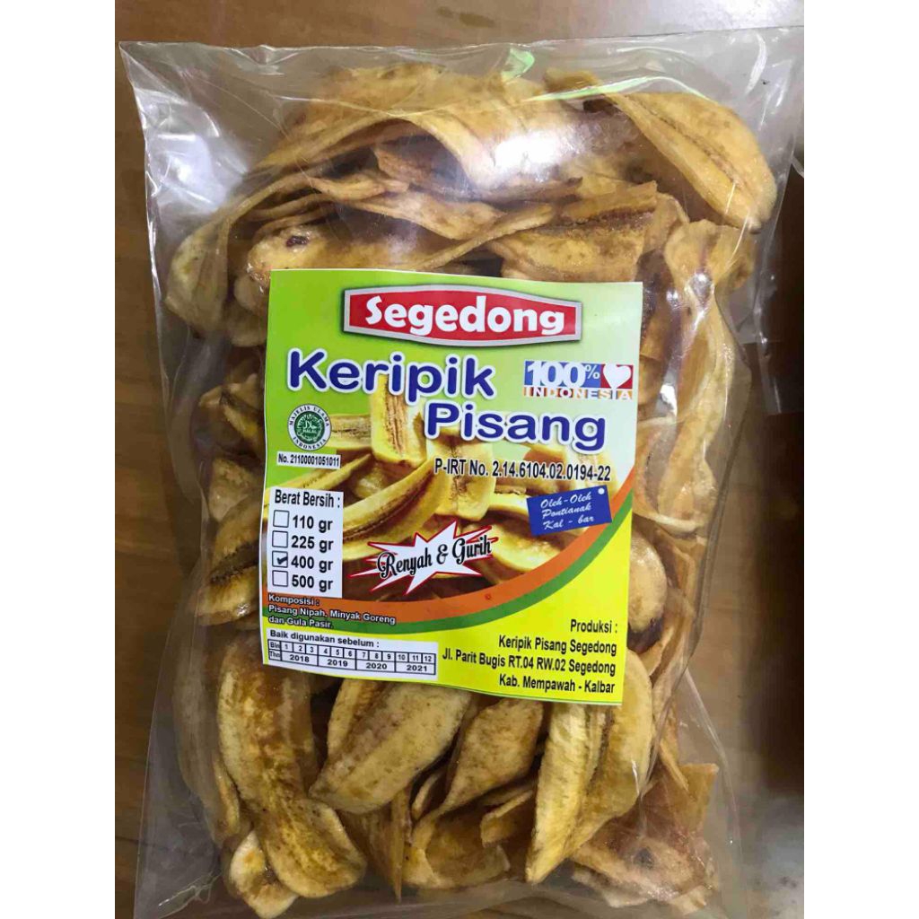 

KERIPIK PISANG MANIS RENYAH SEGEDONG