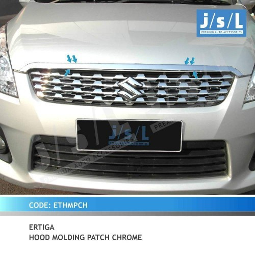 SUZUKI ERTIGA 2012-2015 HOOD MOULDING AKSESORIS ERTIGA LIS CHROME SUZUKI ERTIGA
