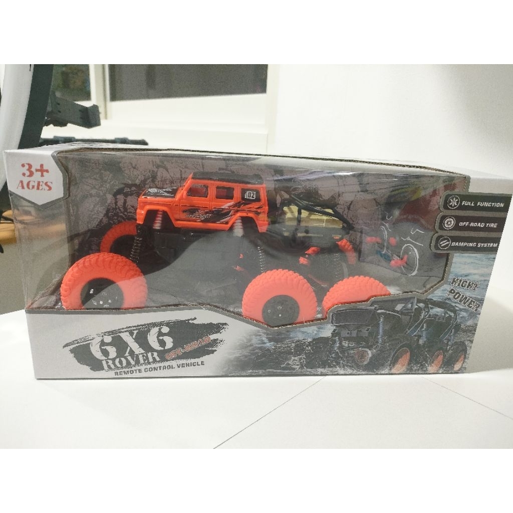 KIDZOONAA - MOBIL ROVER 6X6 R/C + CHARGER SH091-60