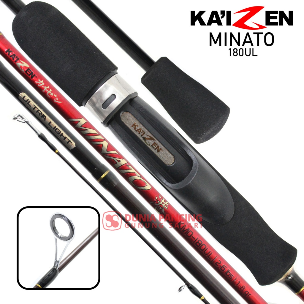 Joran Spinning Kaizen Casting Rod Minato Pilih Ukuran