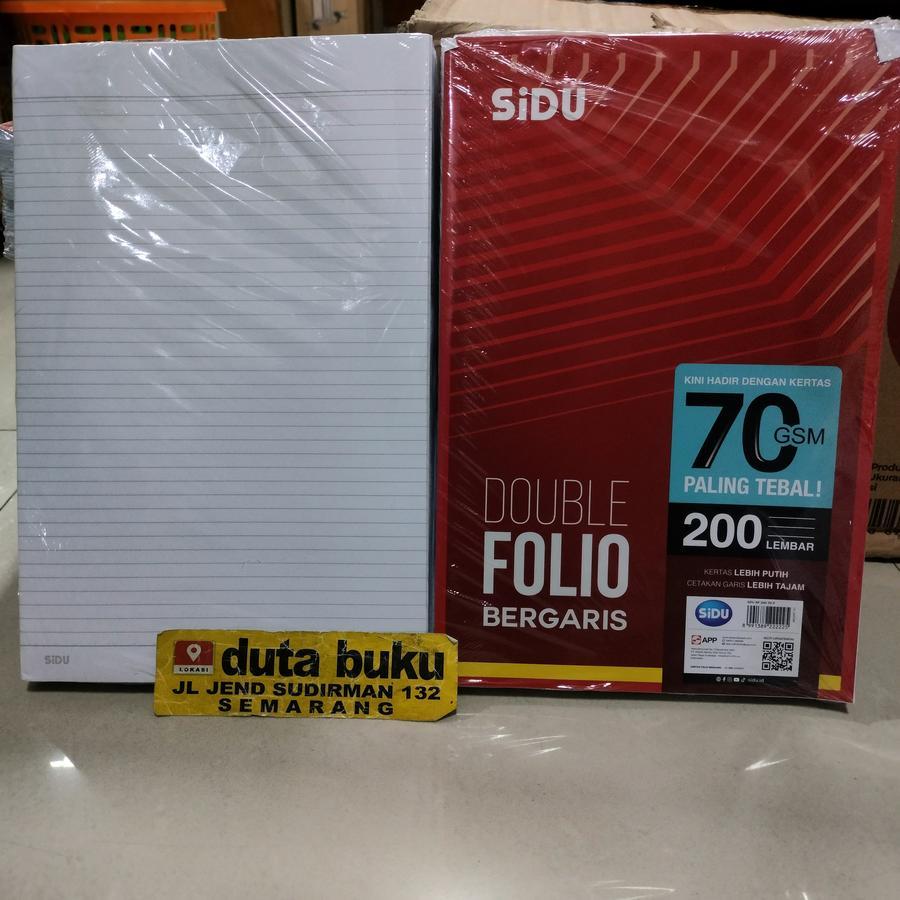 

(10 Lembar) Kertas Folio Bergaris / Kertas double dobel folio garis / kertas lamaran kerja