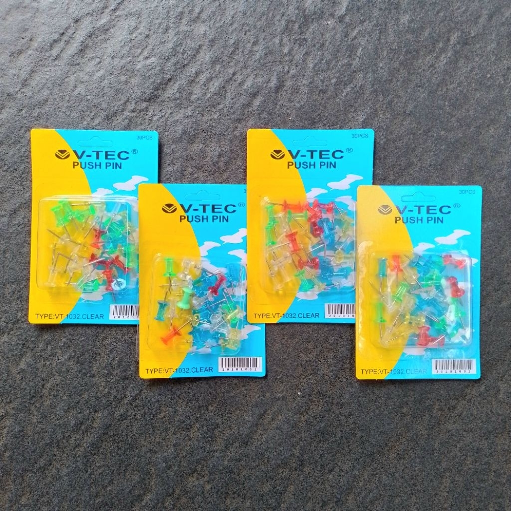 

Paku Payung Push Pin V-TEC-1032 ( Set ) [ Original ]