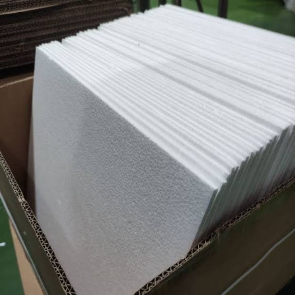 

D (D15) PAPAN STEROFORM GABUS LEMBARAN TEBAL 1 CM UKURAN 100 X 200 CM KUALITAS MEDIUM