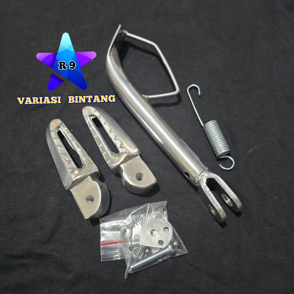 Paketan Standar Samping Ring 14 + step Beat Universal Honda Satu Paketan Standar Plus Step Pijakan K