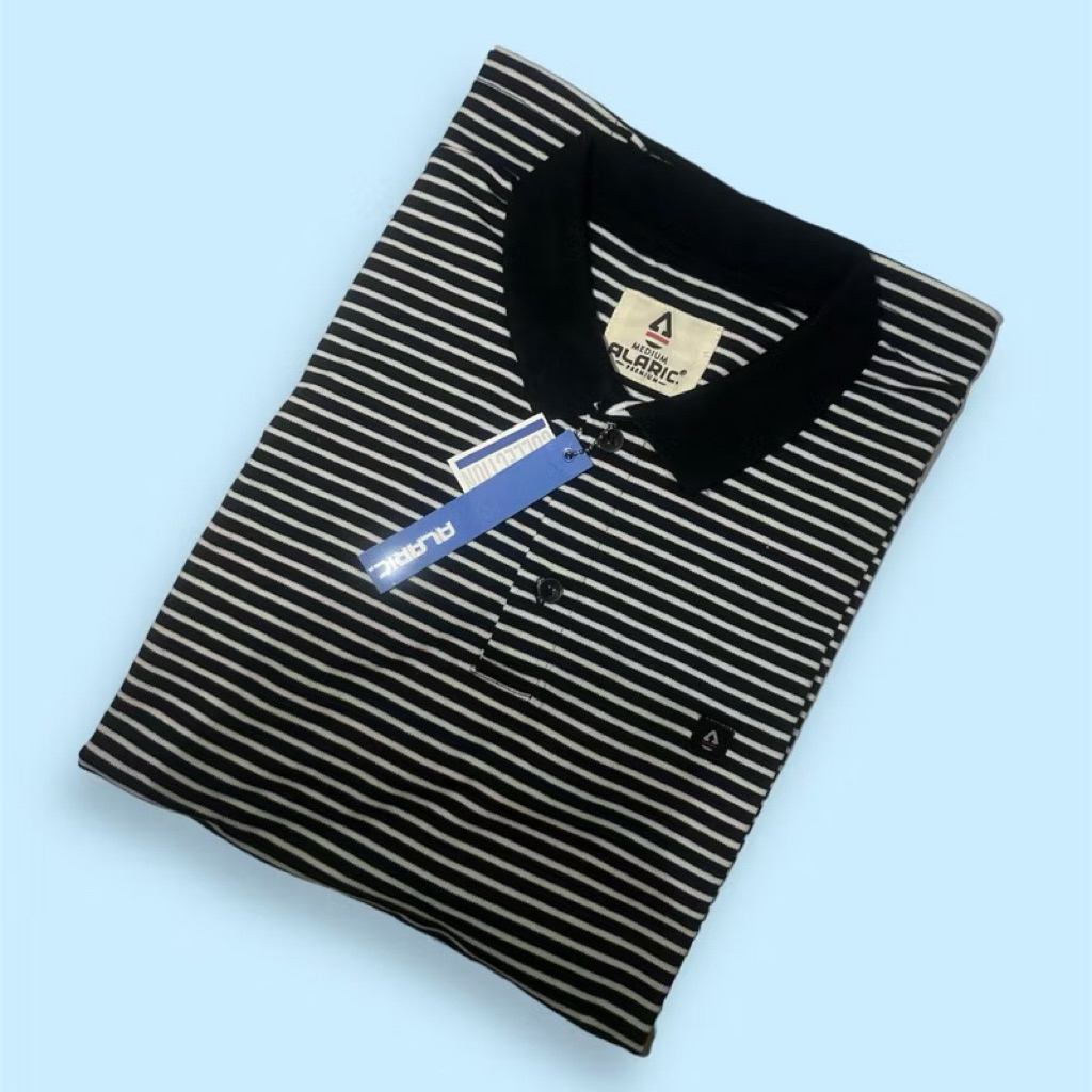 baju kaos kerah alaric salur original / kaos kerah alaric premium / kaos kerah polo