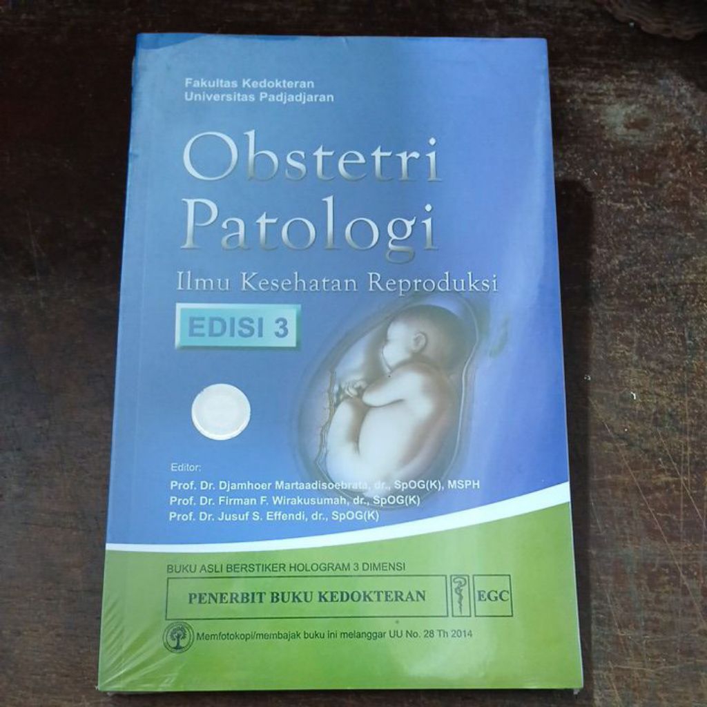 Buku Original Obstetri Patologi Ilmu Kesehatan Reproduksi Edisi 3 ~ EGC